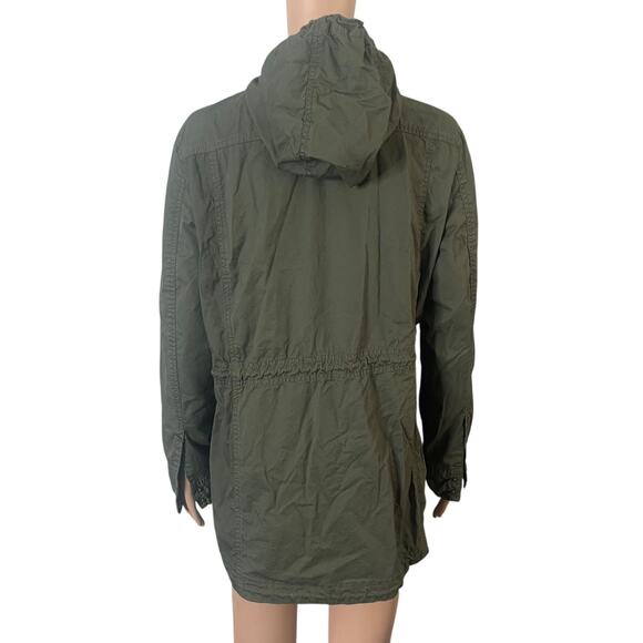 Kenneth Cole Reaction Utility Anorak Jacket Women’s Medium Green Zip Front - Picture 5 of 7